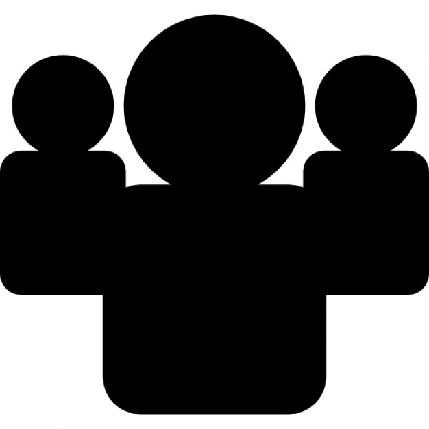 Profile users group silhouette Icons | Free Download