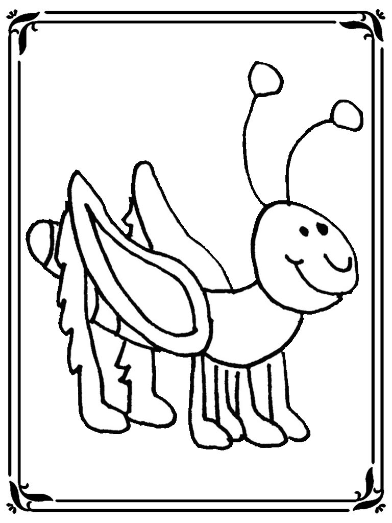 Locust Coloring Pages | Realistic Coloring Pages
