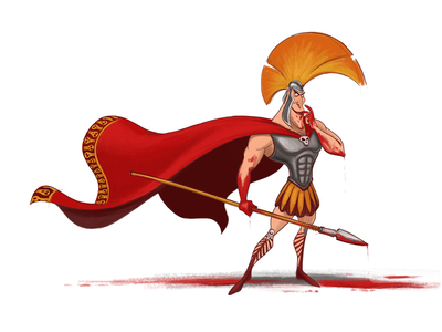 Ares God of War by Max Kalyakin - Dribbble