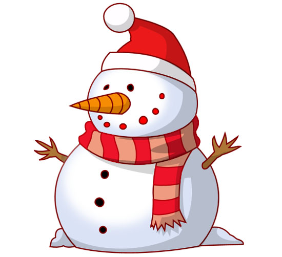Merry Christmas Snowman Clipart - Free Vector Site | Download Free ...
