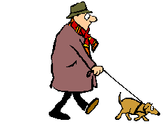 Animation Library | Animation: Dog walks man