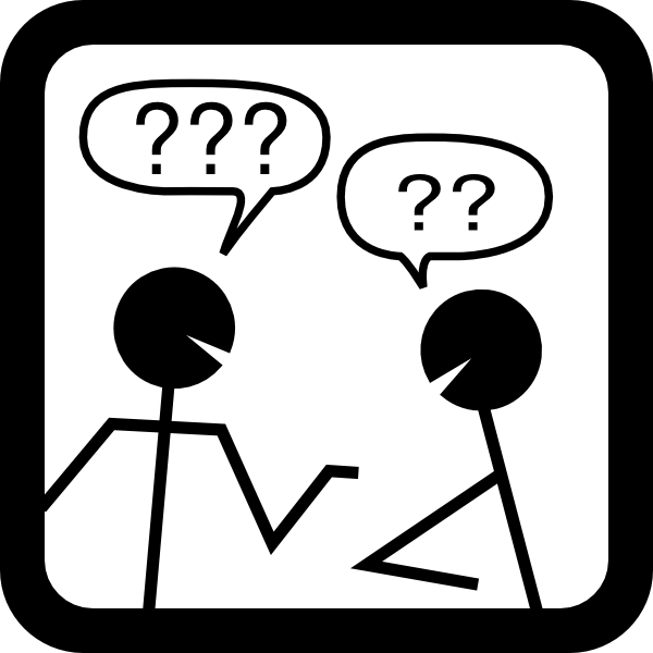 Peoples Questions clip art - vector clip art online, royalty free ...