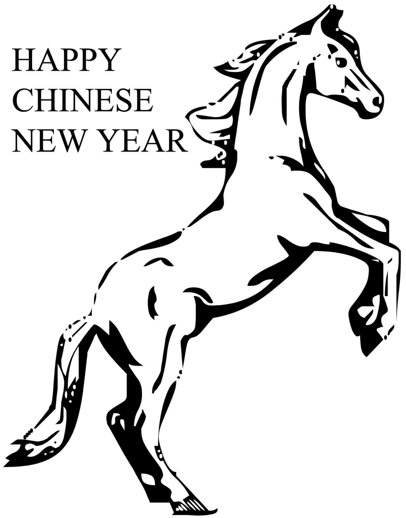 free clipart chinese horse - photo #23