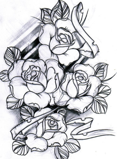 rose tat | via Tumblr | We Heart It