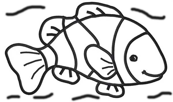 fish clip art coloring pages - photo #14