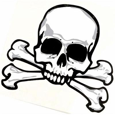 Tattoo: Large Single Pirate Skull & Crossbones, Pirate Stuff, Baby ...