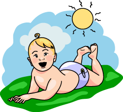 Sunny Day Baby | Baby Clip Art - Christart.