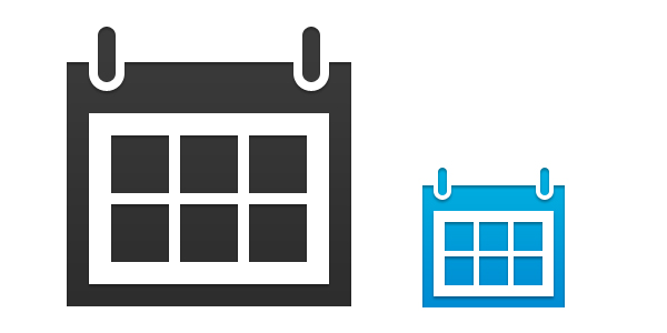 Calendar Icon #1, PSD & PNG | PSD Icons