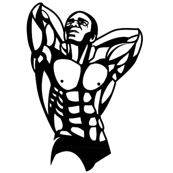 Bodybuilder Free Logo Free Vector | 123Freevectors