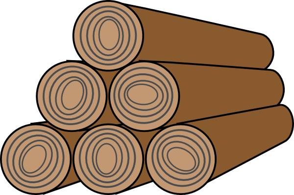 Cartoon wood clipart image #37823