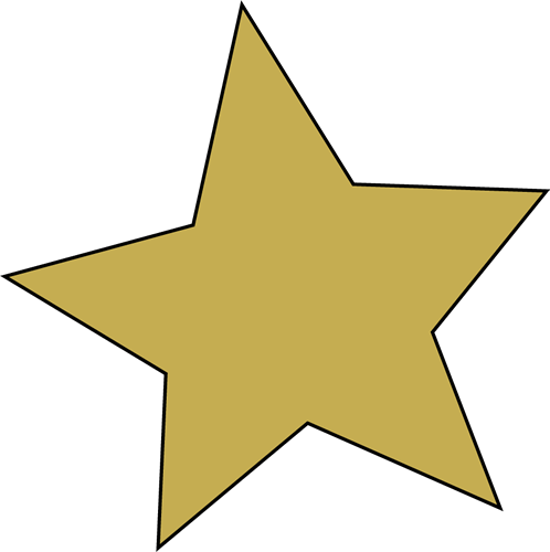 Gold stars clipart
