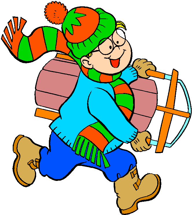 Winter people clipart