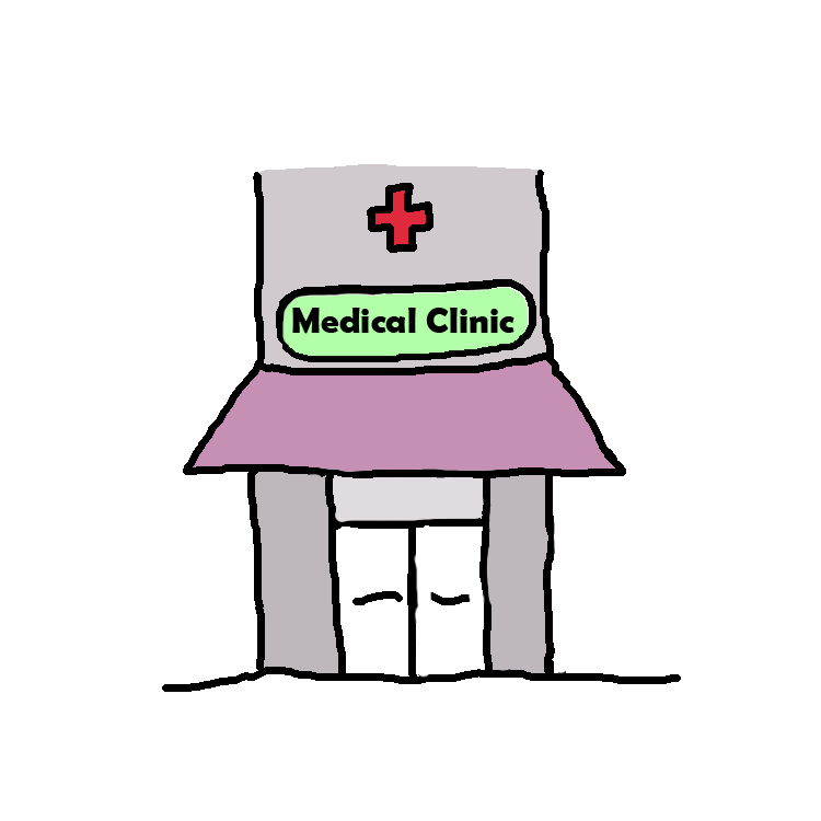Medical Building Clipart