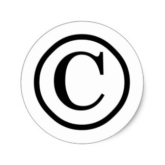 Copyright Symbol Stickers | Zazzle