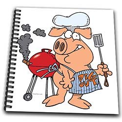 Funny Pig out Bbq Barbecue Piggy Pig - Drawing Book 8 ...