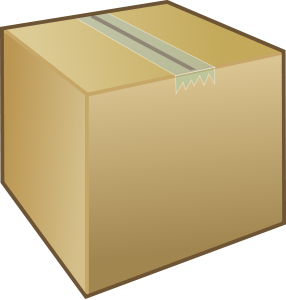 Cardboard Box Package Clipart, vector clip art online, royalty ...