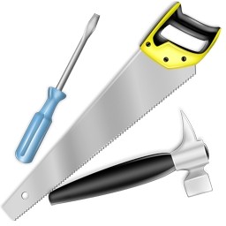Screw wrench hand saw Hammer Vista icon - Free icon for free download