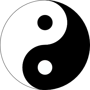 Yin Yang 3 clip art - vector clip art online, royalty free ...