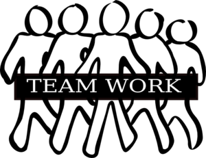 Team Work clip art - vector clip art online, royalty free & public ...
