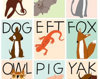 name an animal with 3 letters
