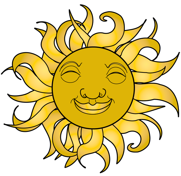 happy sun clipart - photo #37