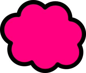 Pink Cloud clip art - vector clip art online, royalty free ...