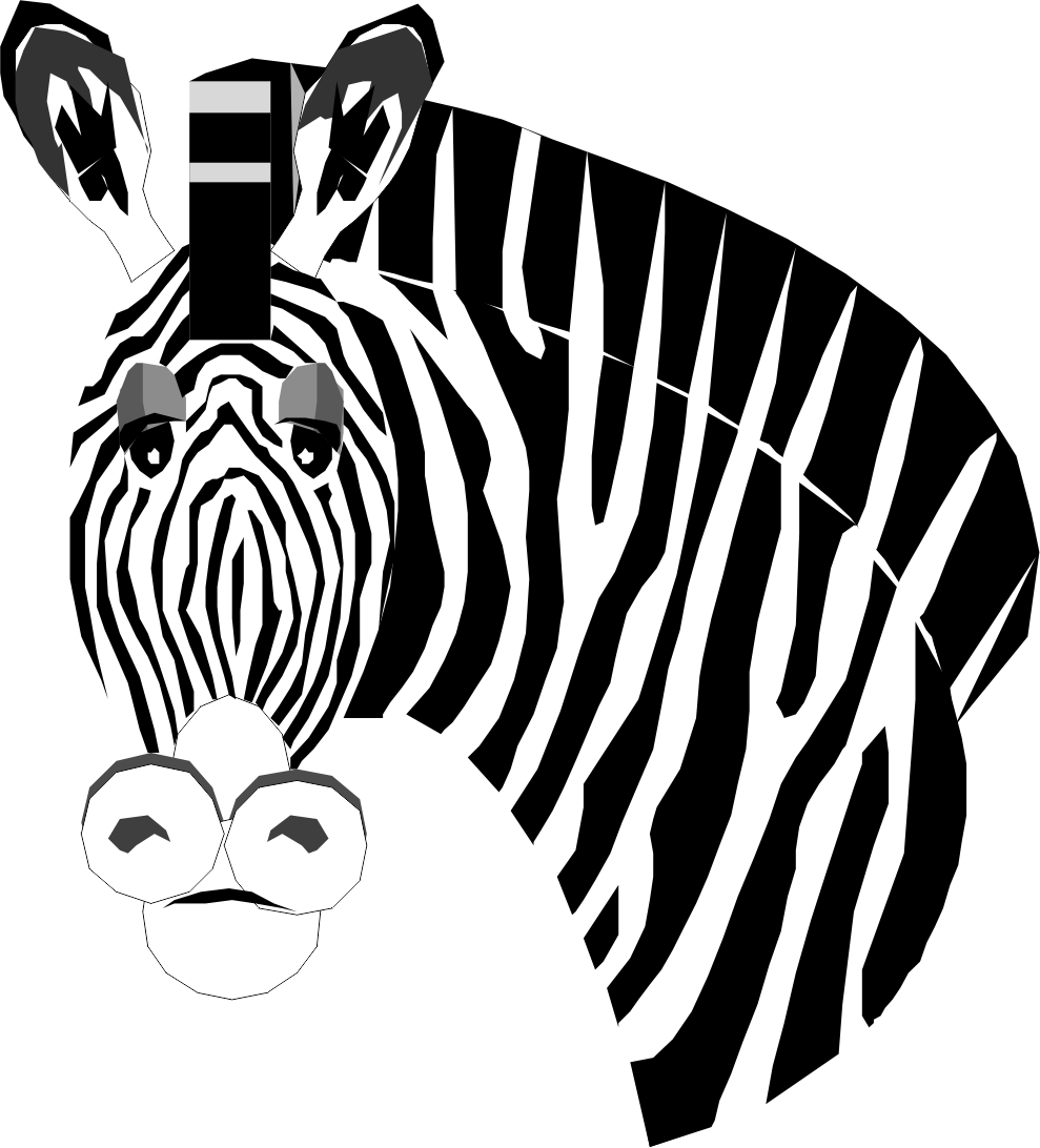 Cartoon Zebra