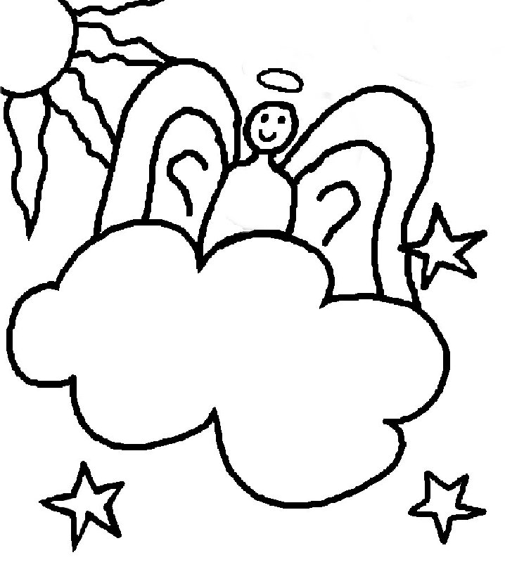 Cloud Coloring Pages Printable