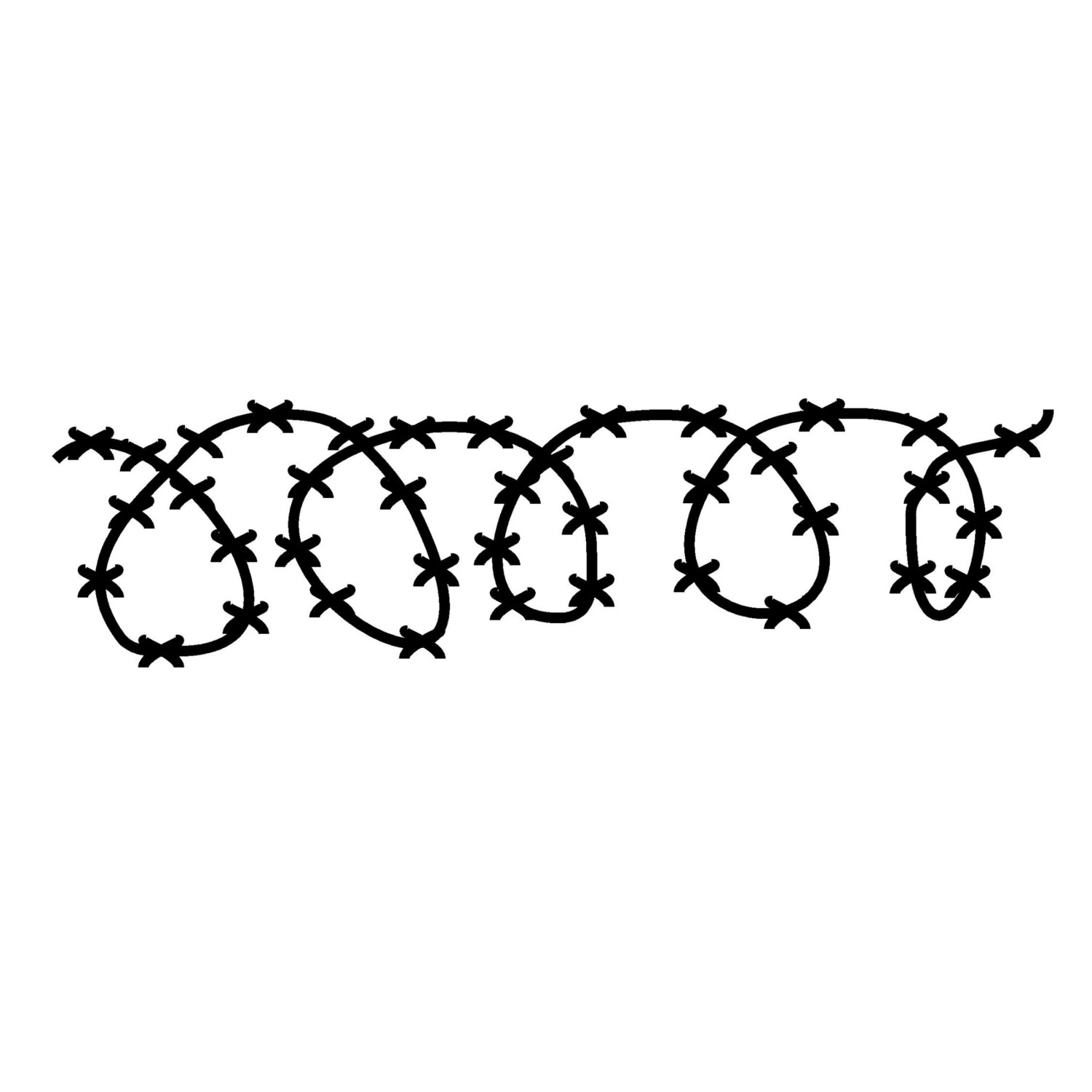 Barbed Wire Drawing - ClipArt Best