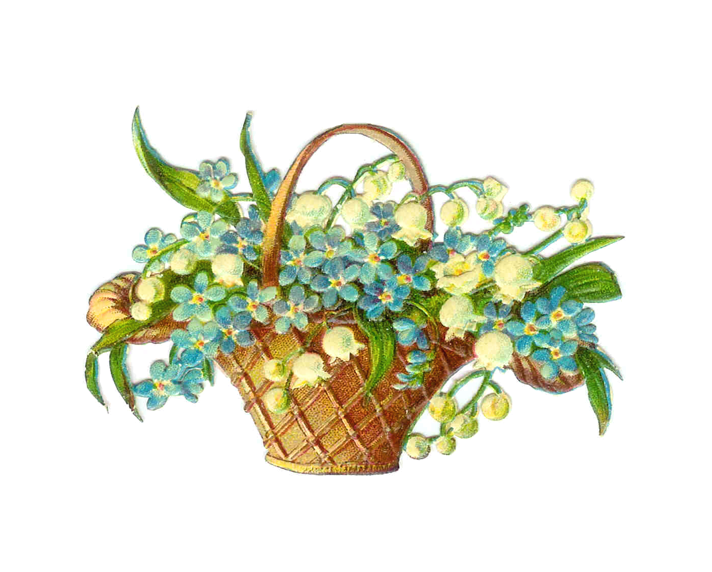 Antique Images: Easter Clip Art: Vintage Victorian Die Cut of ...