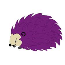Hedgehog Cartoon Character- Free Vector.
