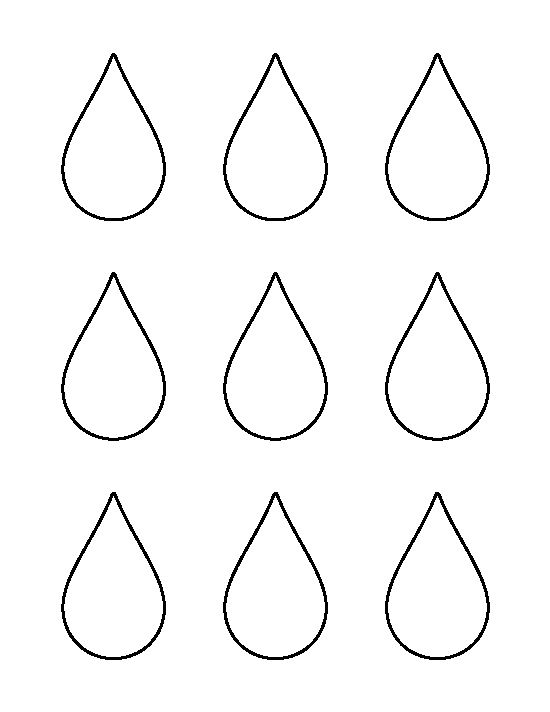 rain drop coloring pages - photo #11