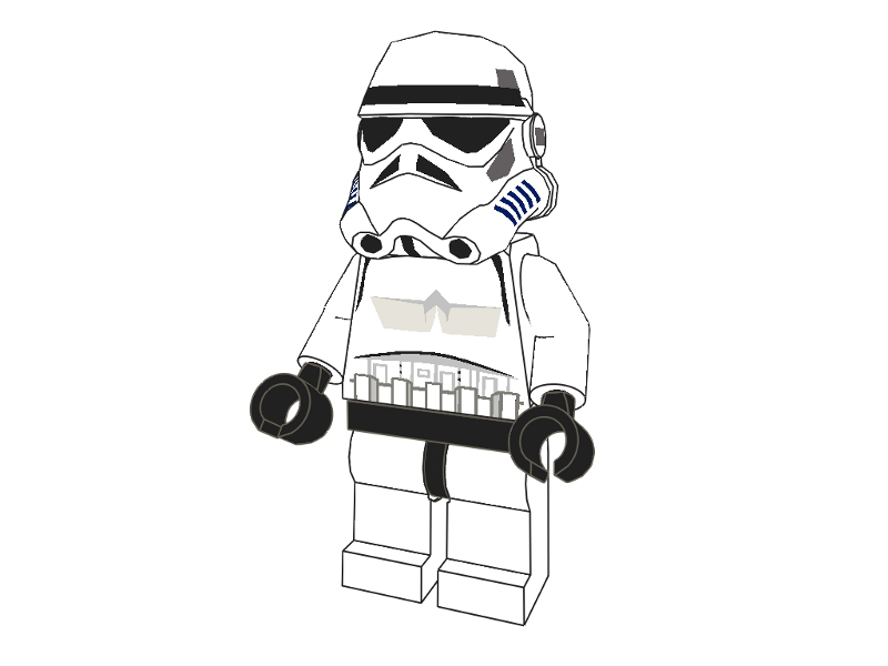 Star Wars Stormtrooper Coloring Pages | Mewarnai