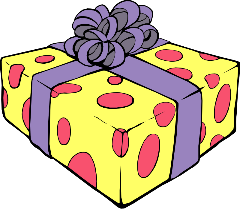 Happy Birthday Present Clipart - Free Clipart Images