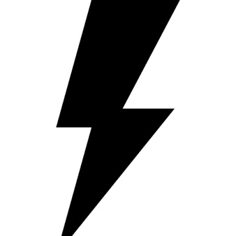 Lightning Bolt Symbol Icons | Free Download