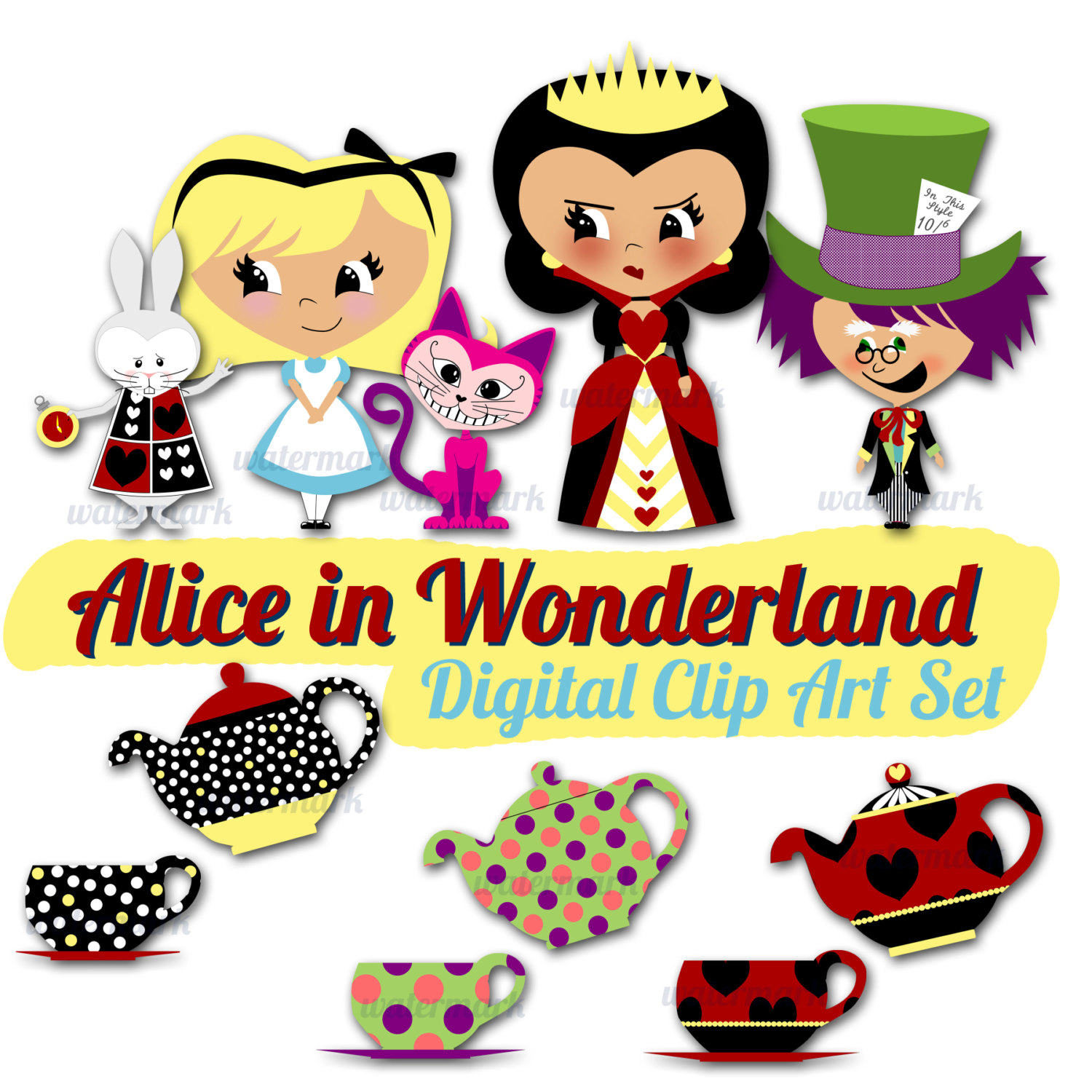 Image of Alice In Wonderland Clipart #2701, Alice In Wonderland ...