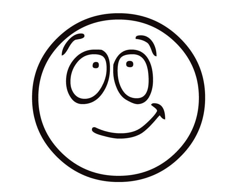 Happy Face Outline | Free Download Clip Art | Free Clip Art | on ...