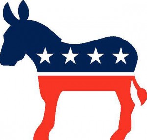 Democratic Donkey Outline Democratic Party Logo Stencil
