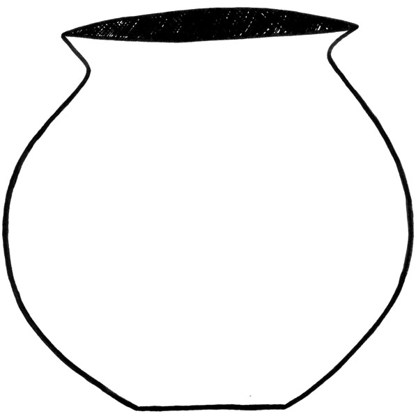 Flower Pot Outline | Free Download Clip Art | Free Clip Art | on ...