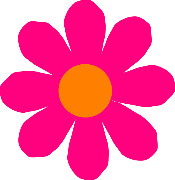 Clipart Pink Flower - Free Clipart Images