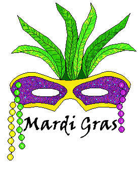 Mardi Gras Clip Art Borders - Free Clipart Images