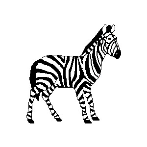 Zebra Clip Art - Free Zebra Clip Art - Clip Art of Zebras - Polyvore