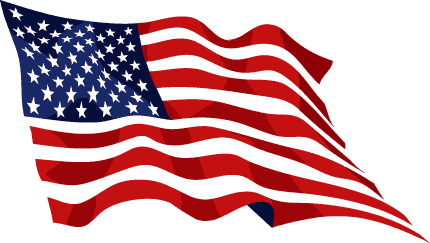 Usa Flag Waving - www.proteckmachinery.com