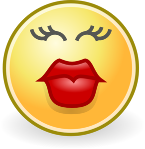 Face Kiss Clip Art - vector clip art online, royalty ...