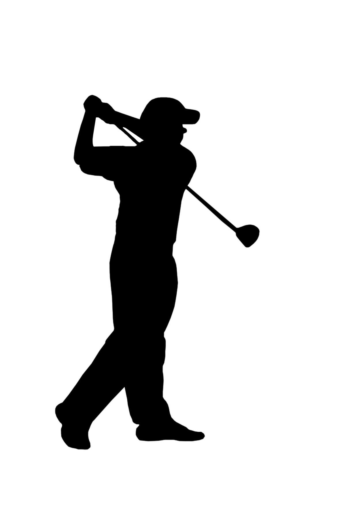 free golf silhouette clip art - photo #4