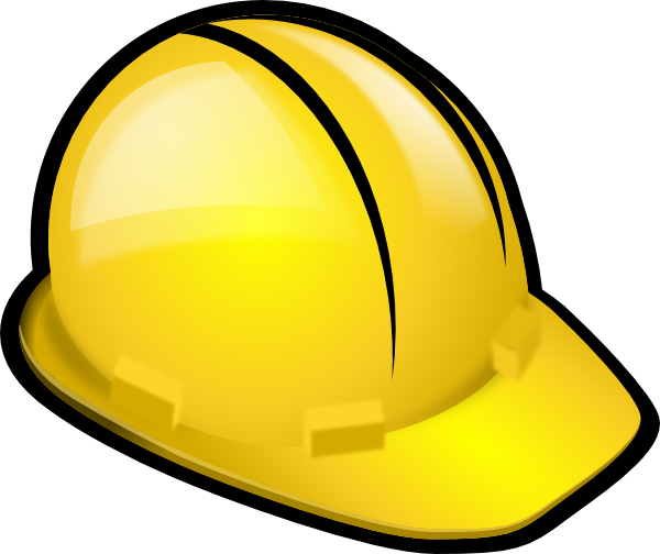 Yellow Construction Hardhat Clip Art - vector clip ...