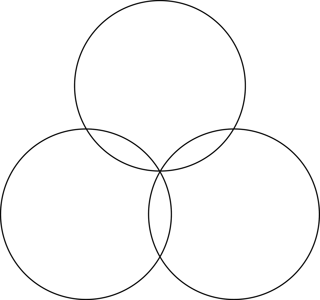 Blank Venn Diagram 3 Circles ClipArt Best