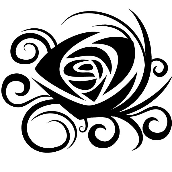 rose_tribal_vector_by_ ...