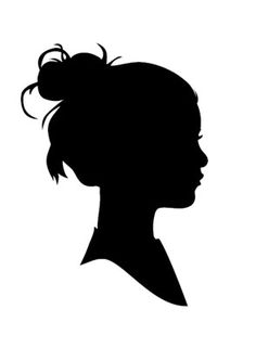 A Girl Silhouette - ClipArt Best