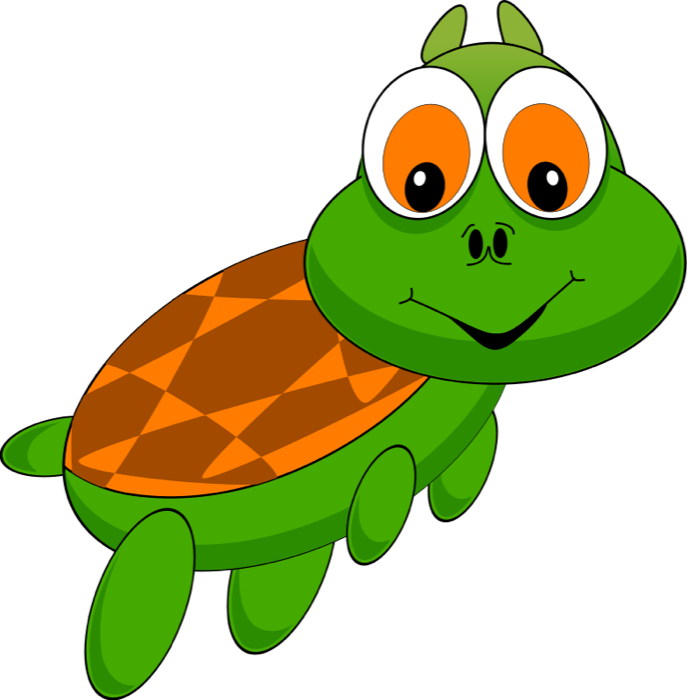 Cartoon turtle clip art